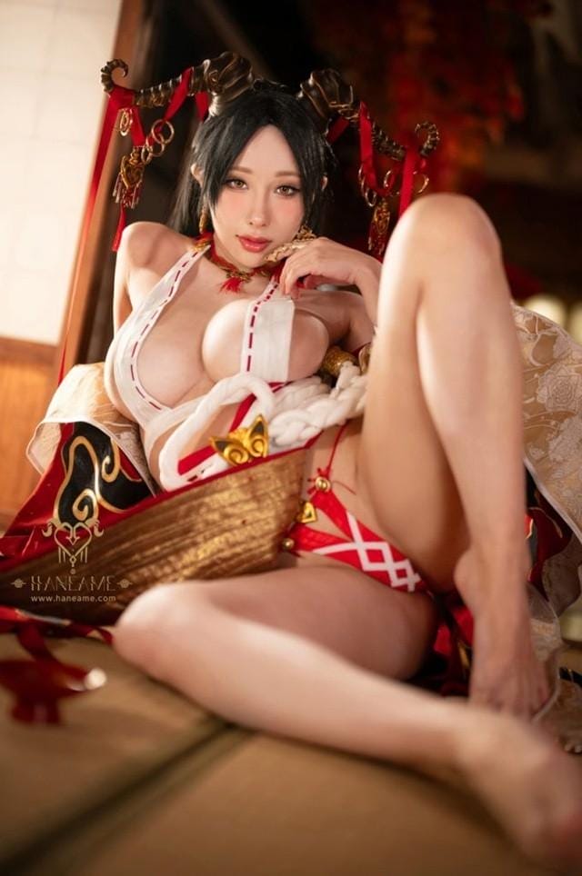 雨波_HaneAme – NO.397 Lustful Goat Miko邪羊巫女[28P-161MB]-2